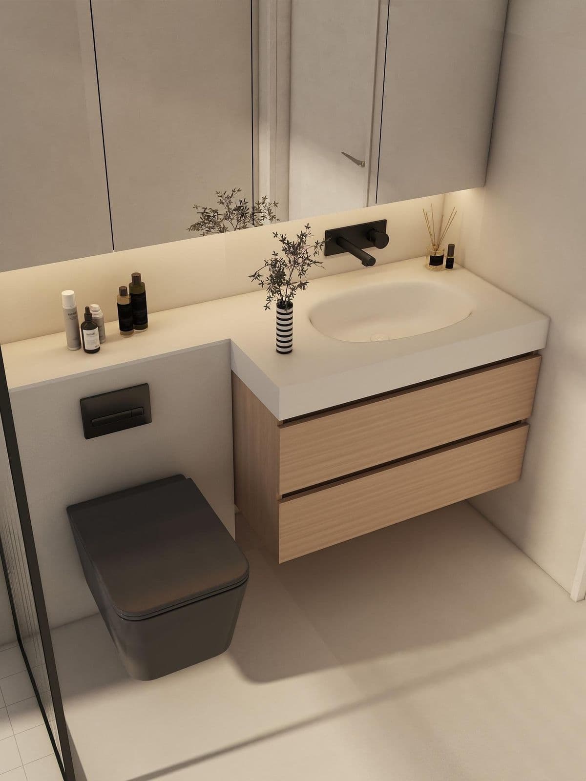Corian Bathroom Vanities